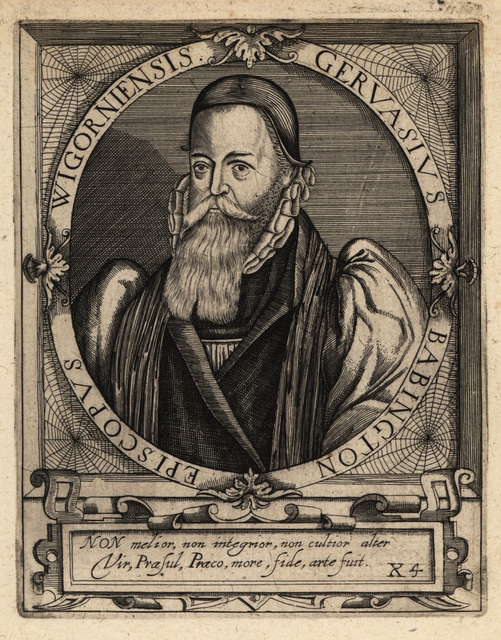 Gervase Babington tekijältä Theodore de Bry