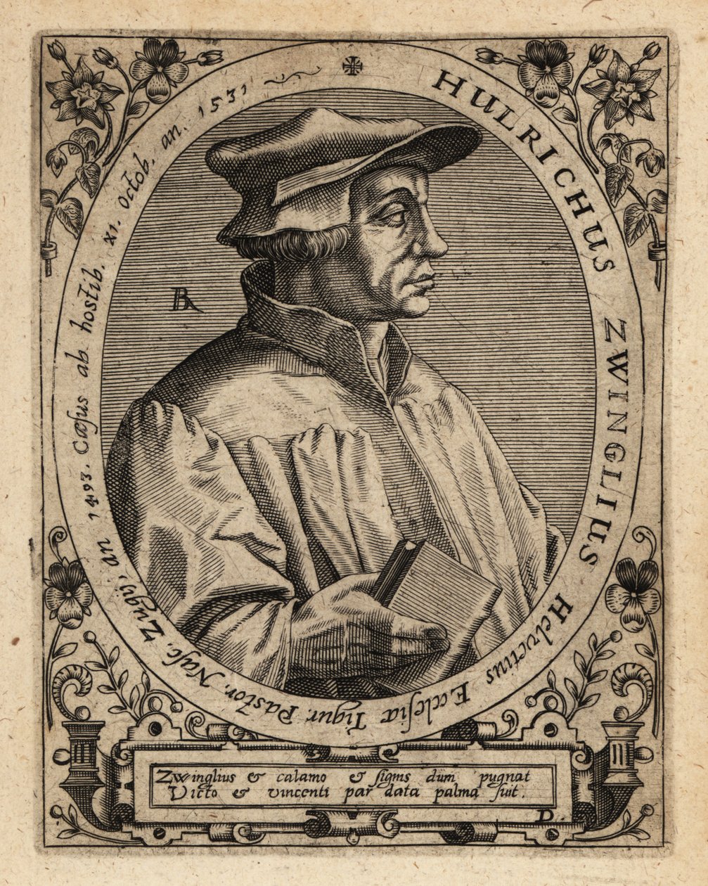 Huldrych Zwingli tekijältä Theodore de Bry