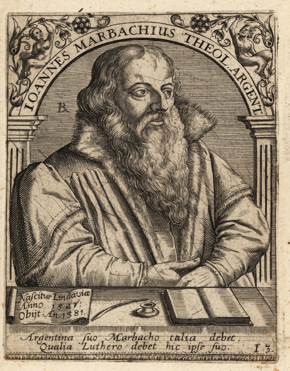 Johann Marbach tekijältä Theodore de Bry