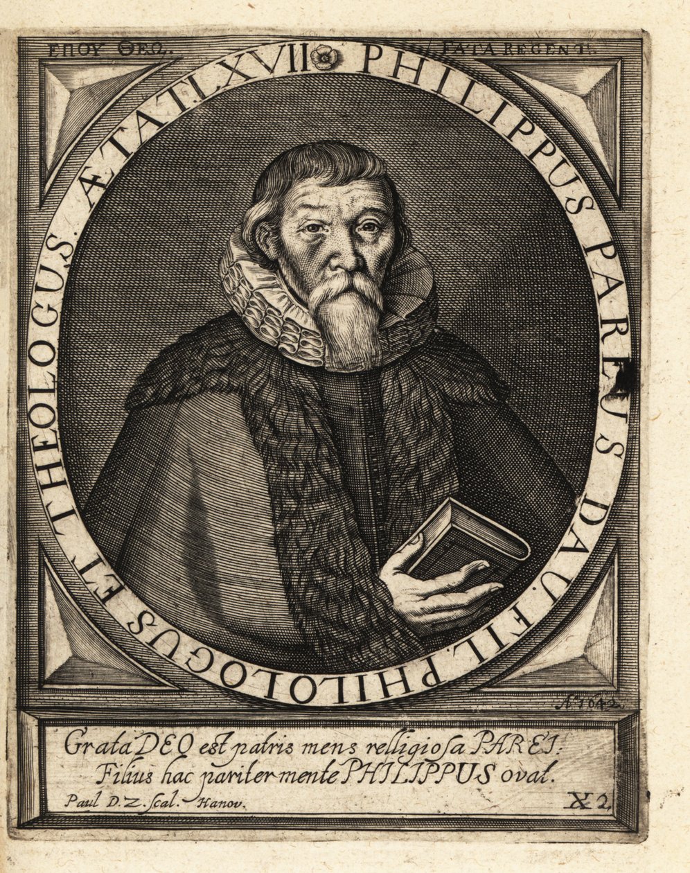 Johann Philipp Pareus tekijältä Theodore de Bry