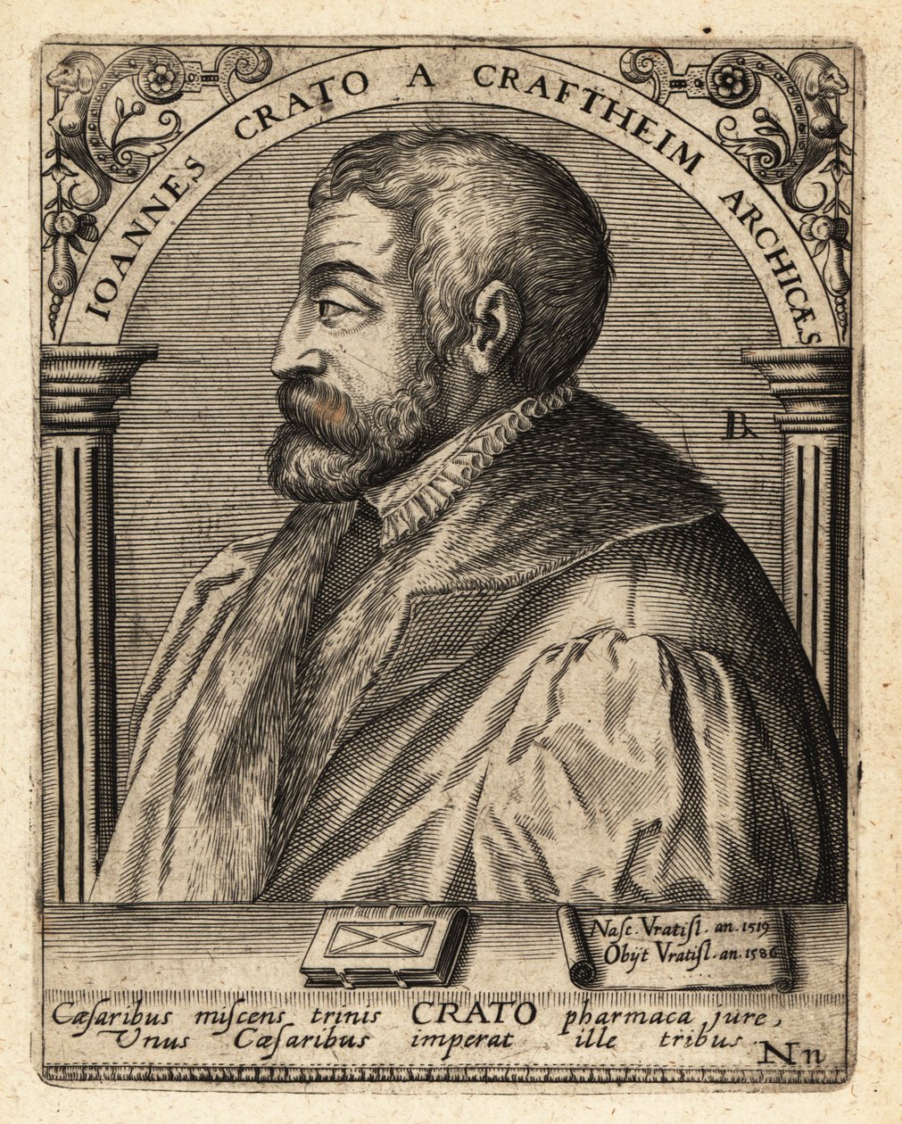 Johannes Crato Krafftheimista tekijältä Theodore de Bry