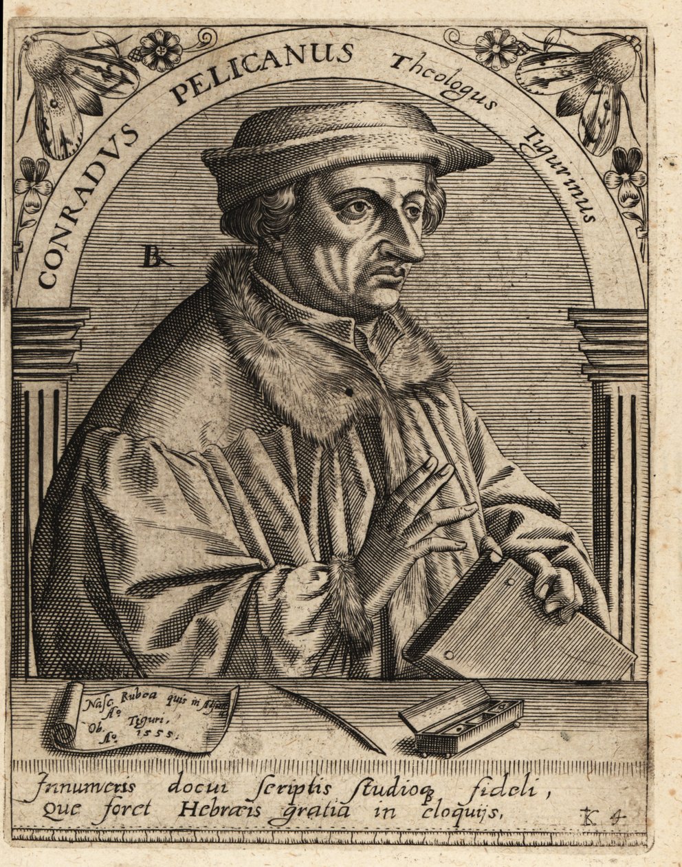 Konrad Pellikan tekijältä Theodore de Bry