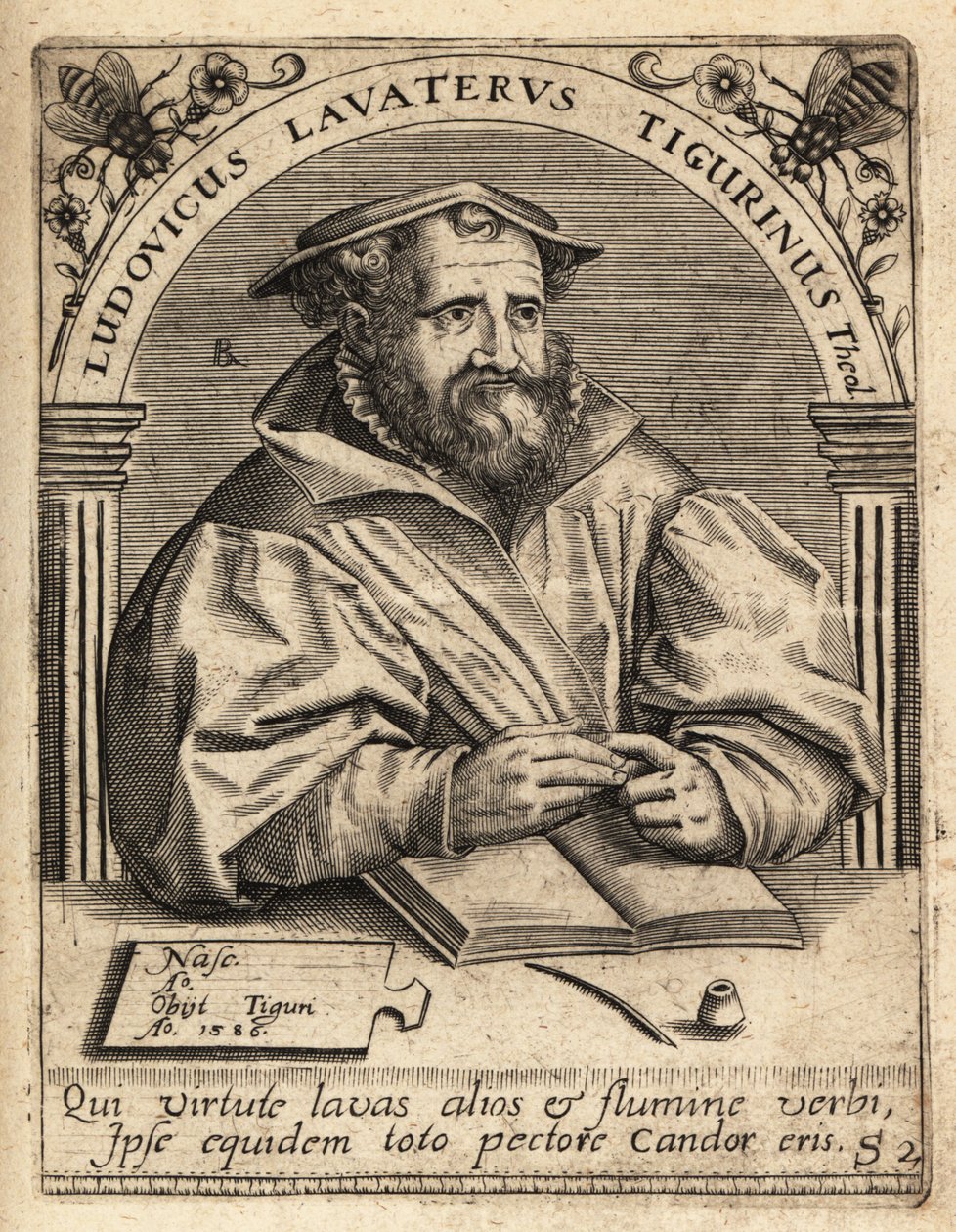 Ludwig Lavater tekijältä Theodore de Bry