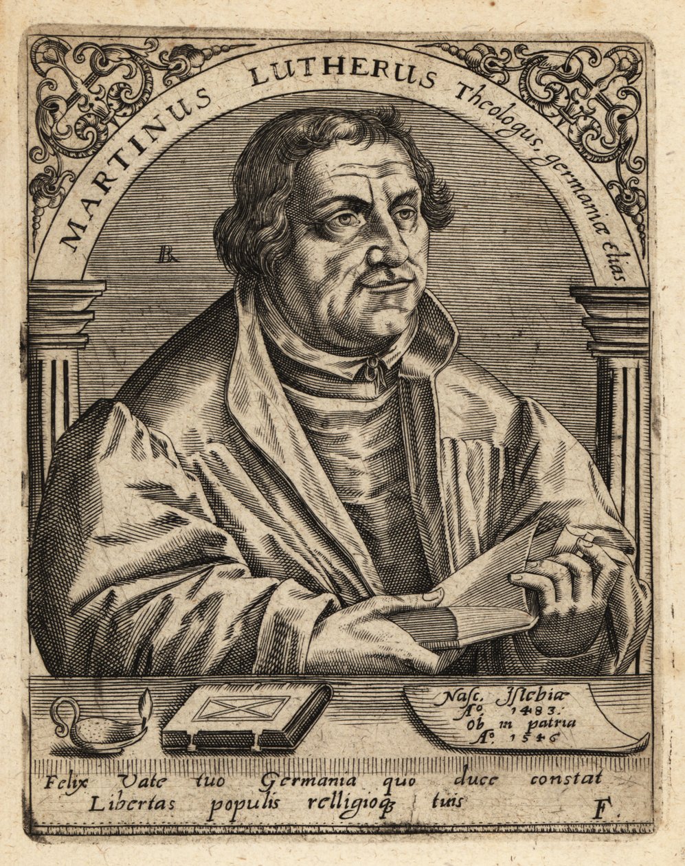 Martti Luther tekijältä Theodore de Bry
