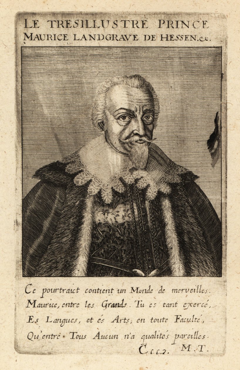 Maurice Hessen-Kasselista tekijältä Theodore de Bry