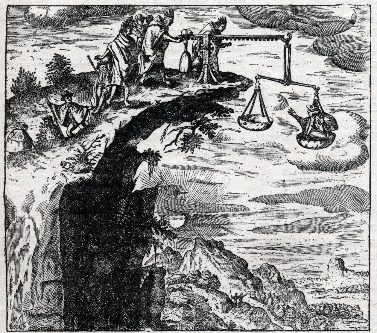 Menetelmä tunnustuksen kiristämiseksi rikolliselta Etelä-Amerikassa espanjalaisten saapuessa; Theodore de Bryn (1528-1598) teoksesta "" Travels"" tekijältä Theodore de Bry