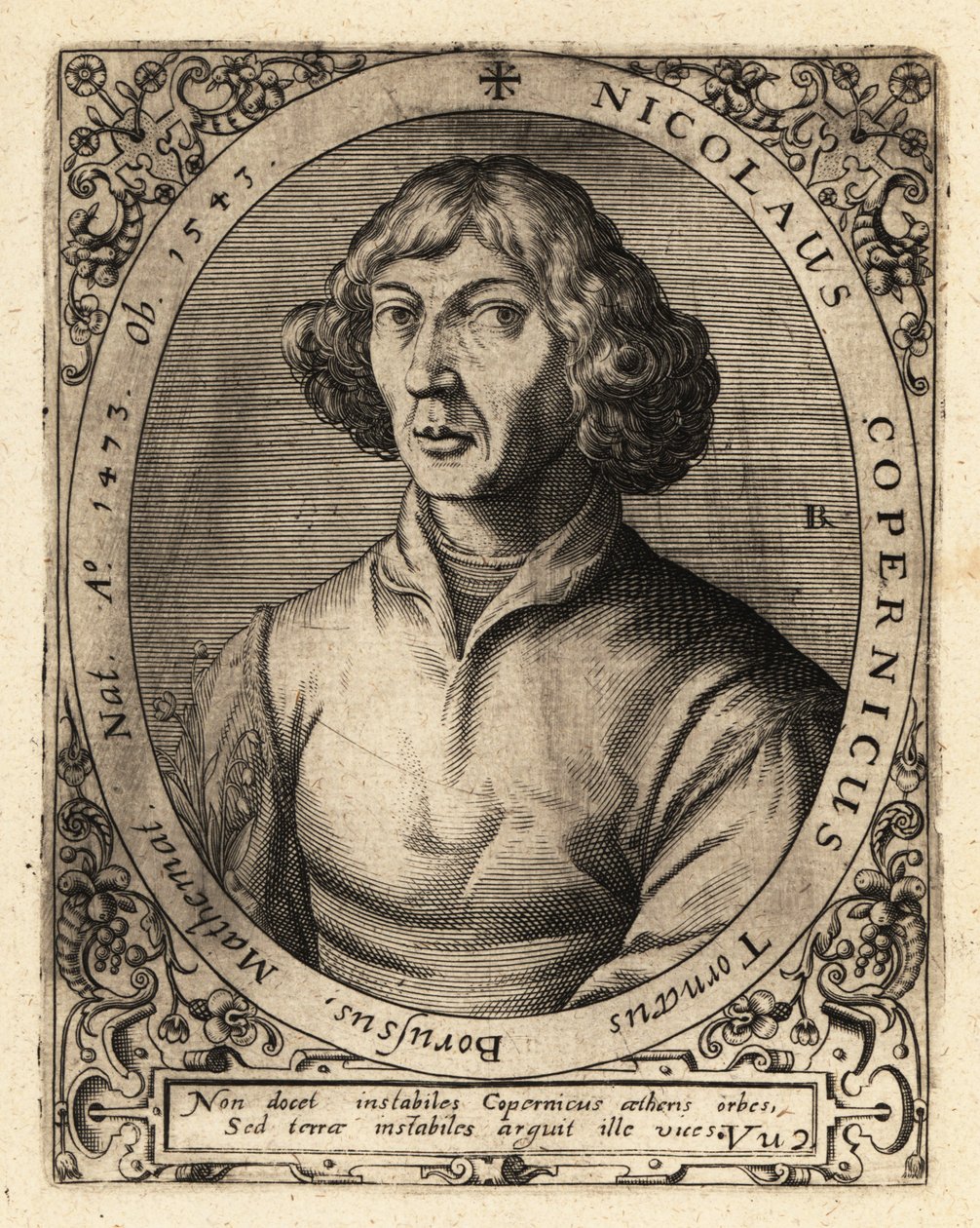 Nikolaus Kopernikus, renessanssin ajan polymaatti. tekijältä Theodore de Bry