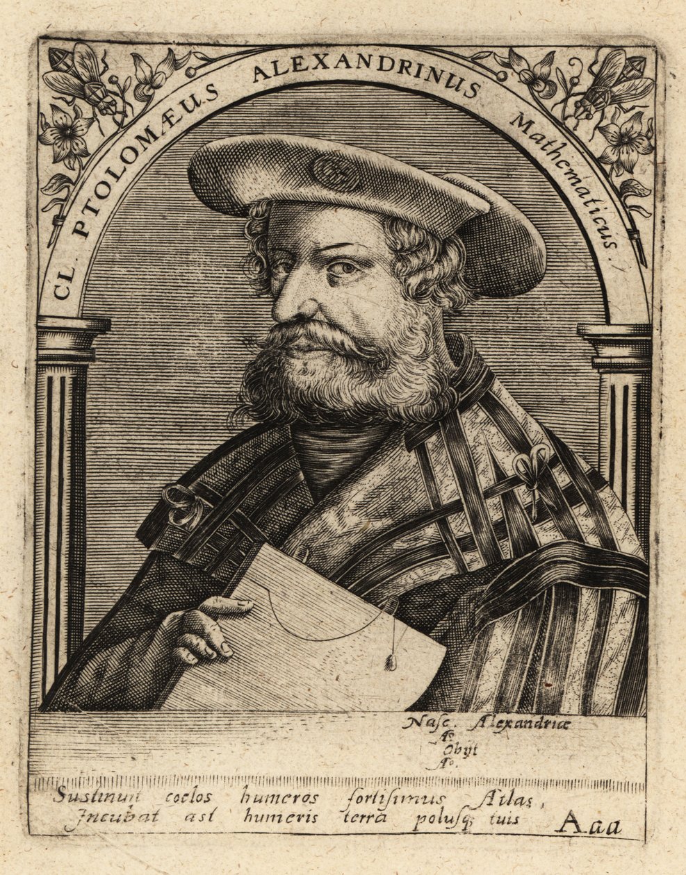 Nicolaus Germanus, saksalainen kartografi. tekijältä Theodore de Bry
