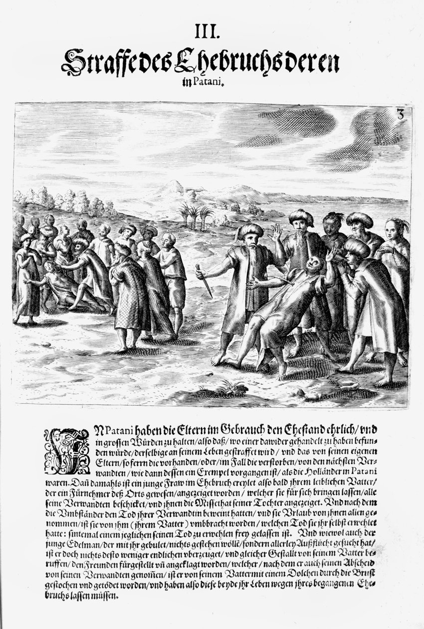 Pisteiden selvittäminen, 1606 tekijältä Theodore de Bry