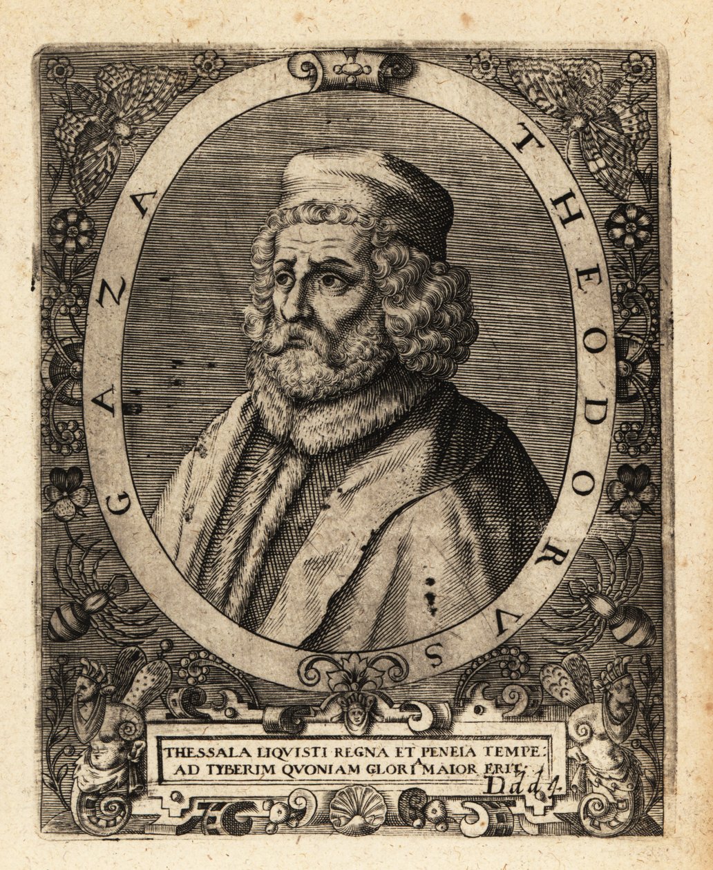 Theodore Gazis, kreikkalainen humanisti. tekijältä Theodore de Bry
