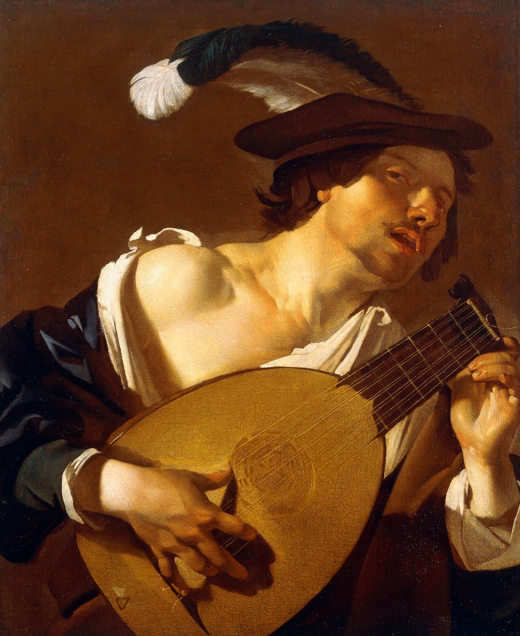 Luuttisoittaja, 1621-22 tekijältä Theodore van Baburen