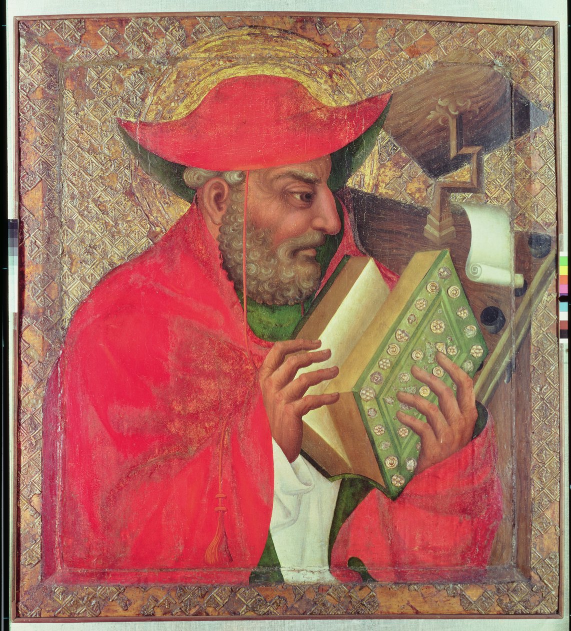 St. Jerome (tempera paneelissa) tekijältä Theodoricus of Prague