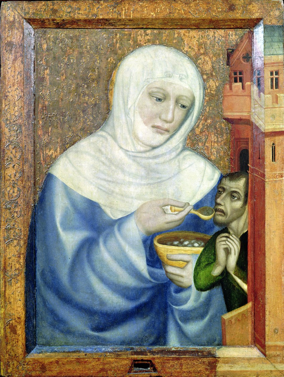 Pyhä Elizabeth Unkari (1207–1231) tekijältä Theodoricus of Prague