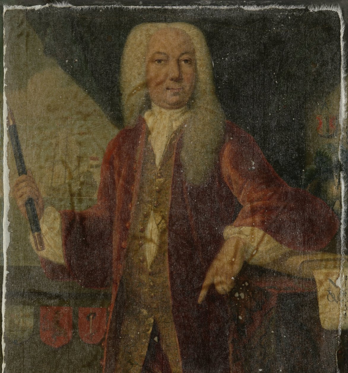 Hollannin Itä-Intian yhtiön kenraalikuvernöörin Adriaan Valckenierin muotokuva tekijältä Theodorus Justinus Rheen (copy after)