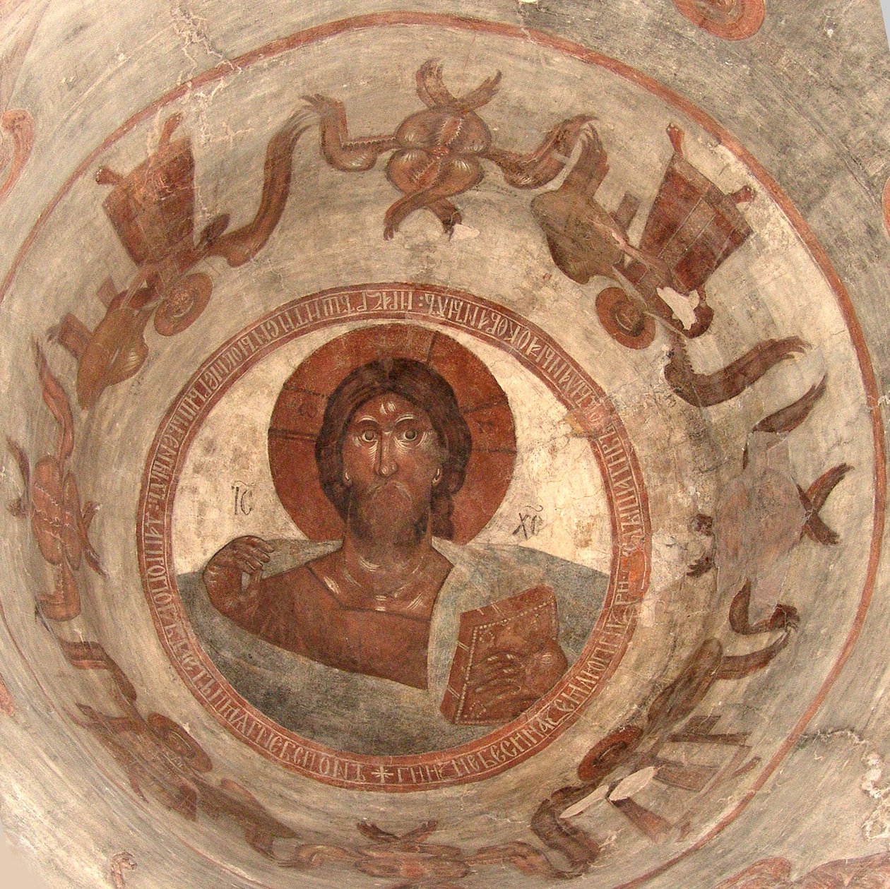 Salvator Mundi Maailman pelastaja, 1378 tekijältä Theophanes the Greek