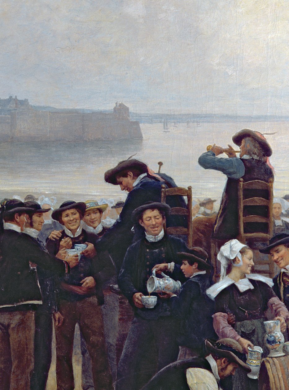 The Pardon in Bretagne (yksityiskohta) (katso myös 164315, 164316) tekijältä Theophile Louis Deyrolle