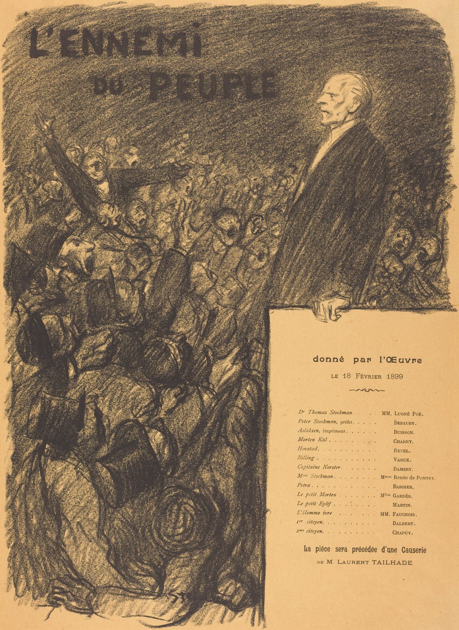 Kansanvihollinen tekijältä Théophile Alexandre Steinlen