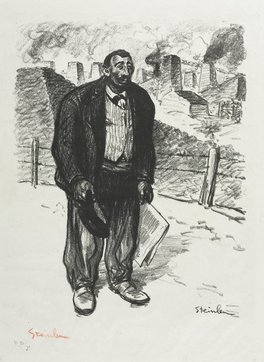 Rehellinen työntekijä tekijältä Théophile Alexandre Steinlen