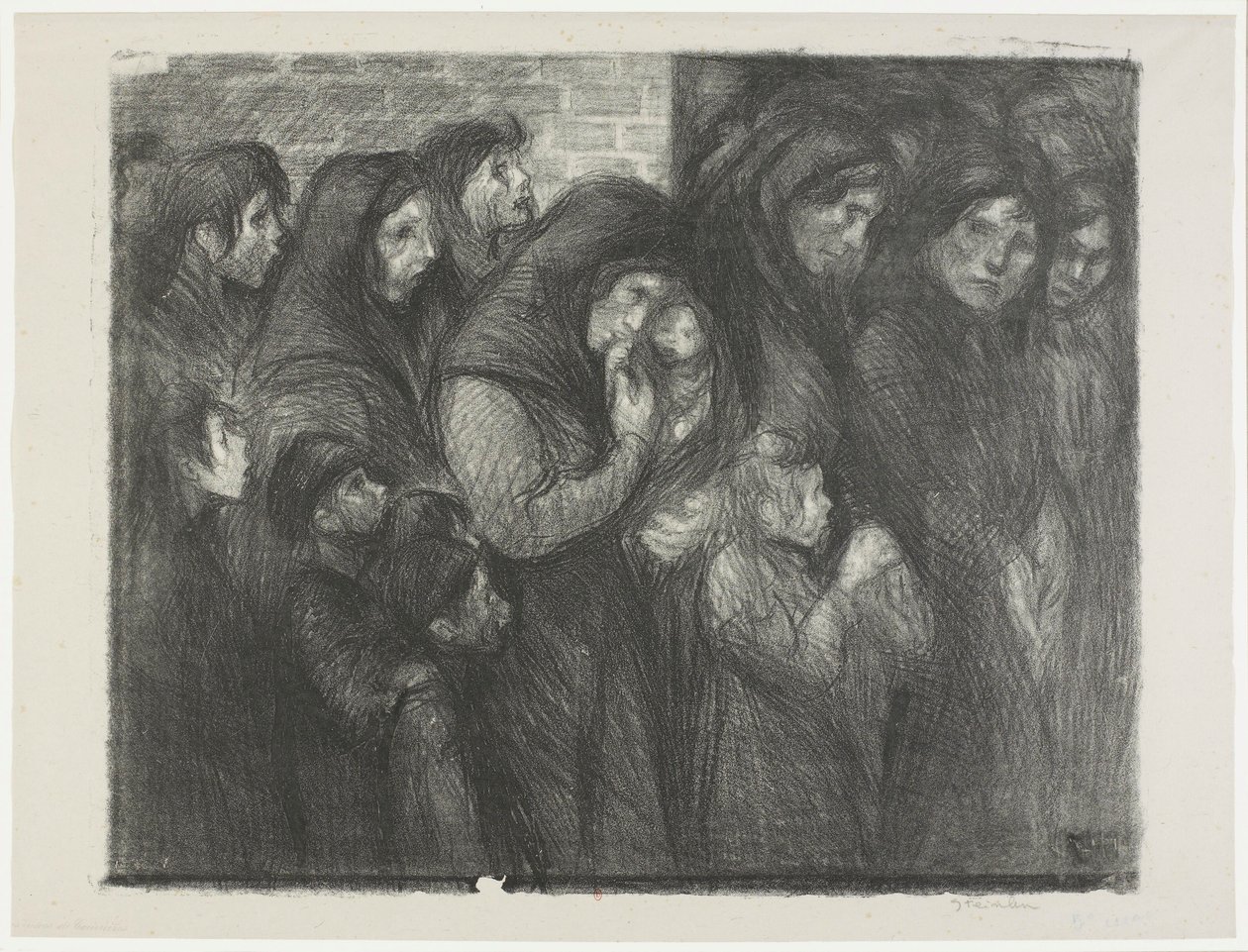 [Courrièresin lesket] tekijältä Théophile Alexandre Steinlen