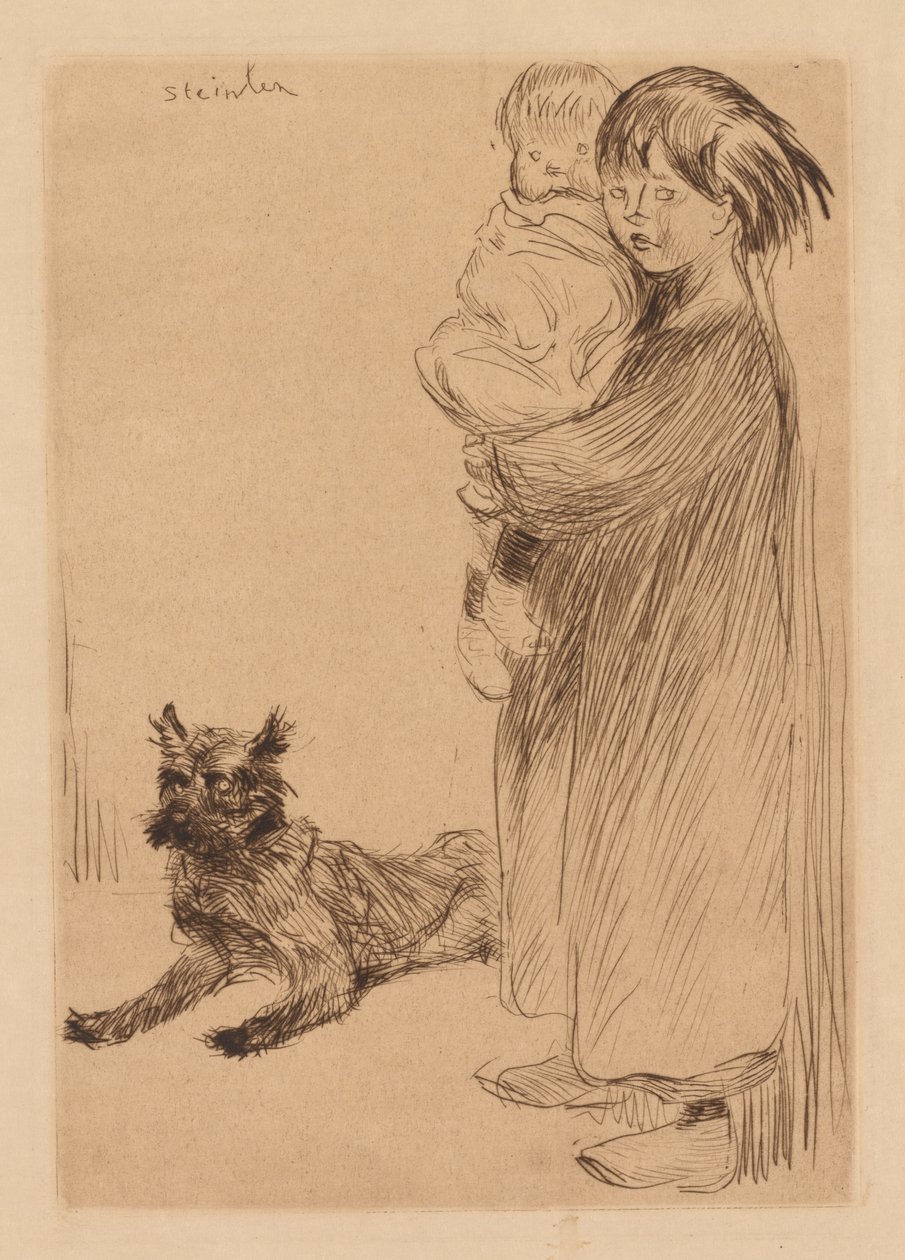 Isosisko (La Grande Soeur) tekijältä Théophile Alexandre Steinlen