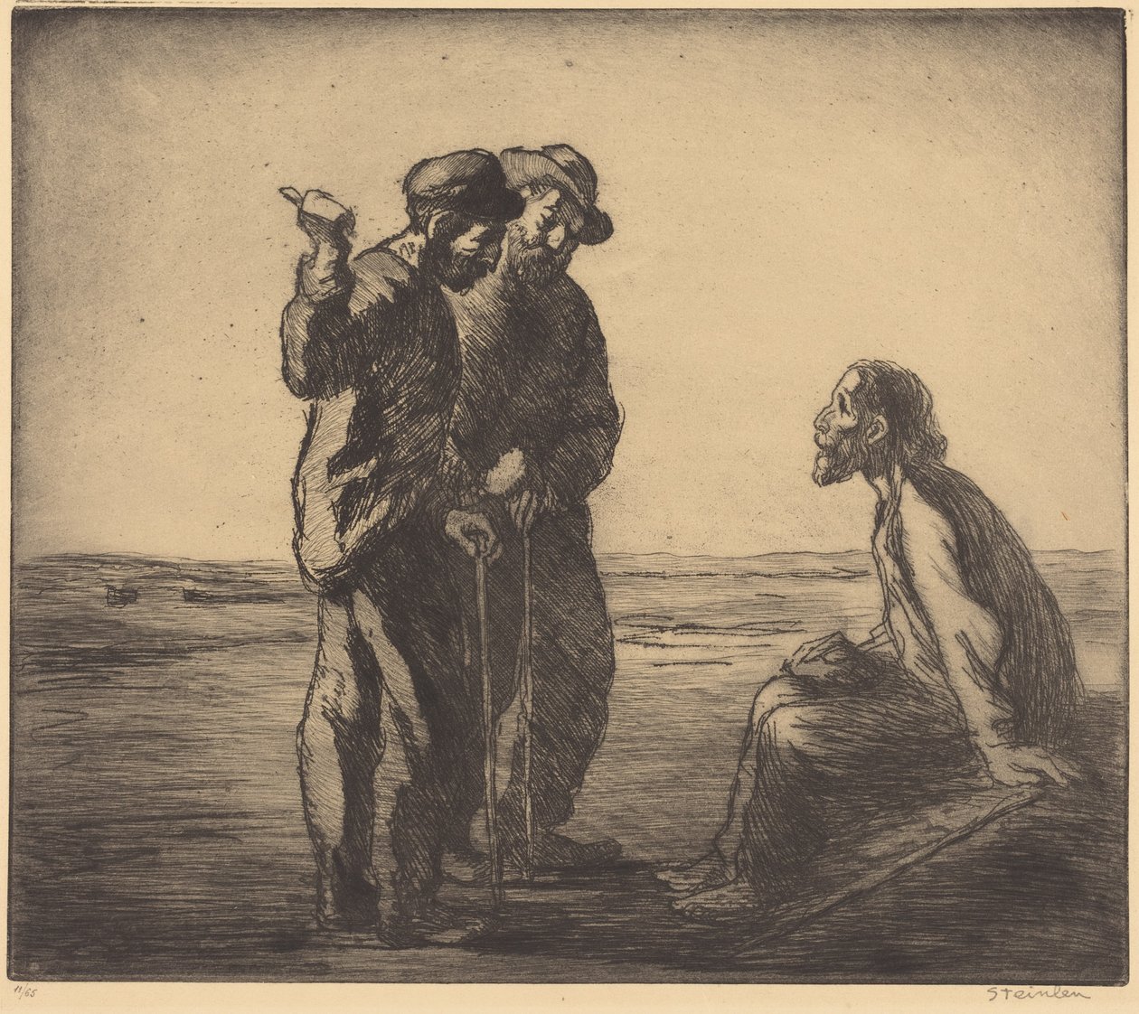 Kolme seuralaista tekijältä Théophile Alexandre Steinlen