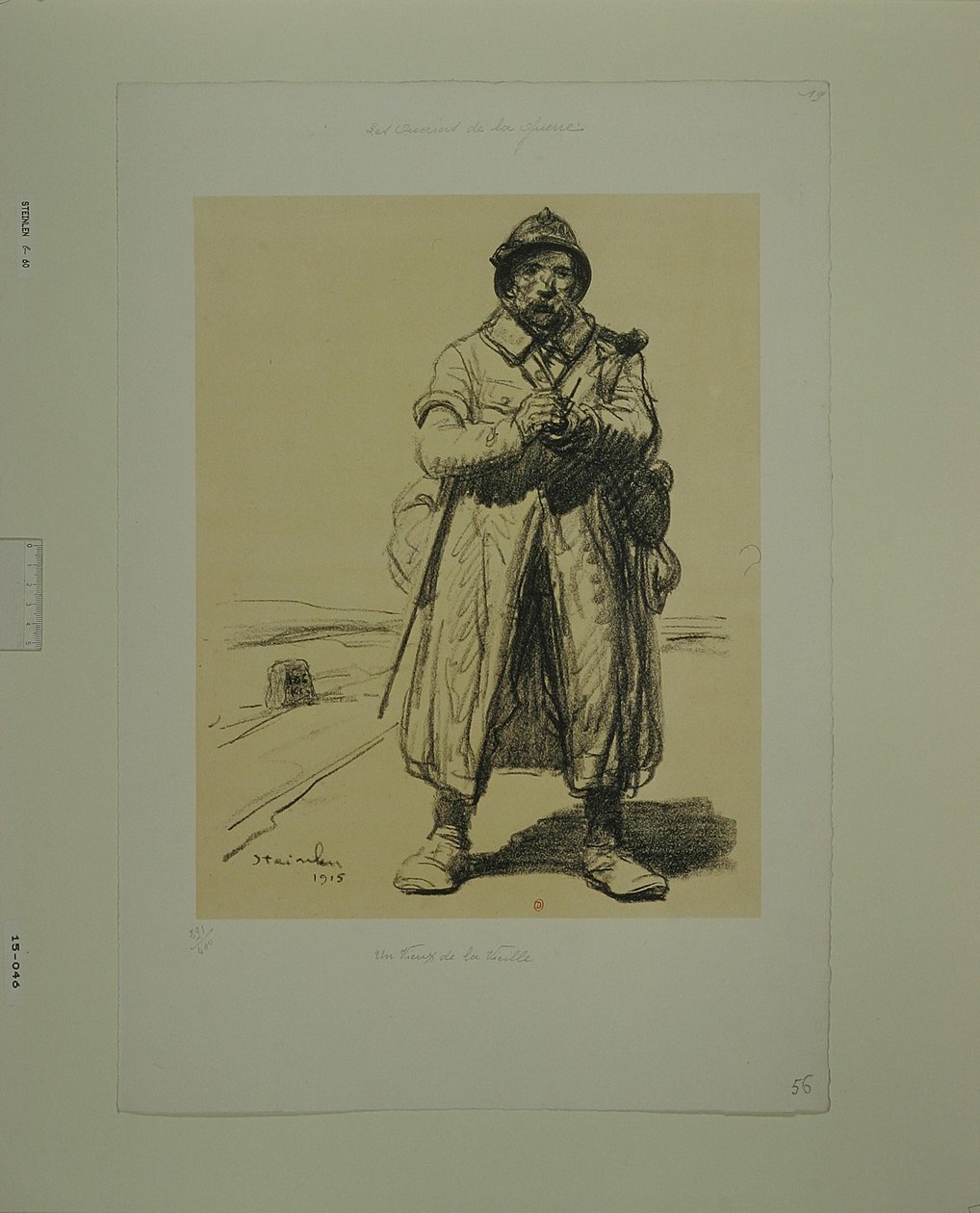 [Vanha veteraani (vedos b)] tekijältä Théophile Alexandre Steinlen