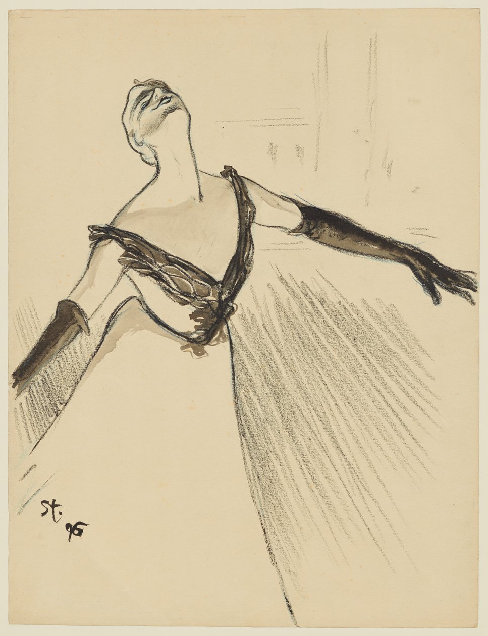 Yvette Guilbert tekijältä Théophile Alexandre Steinlen