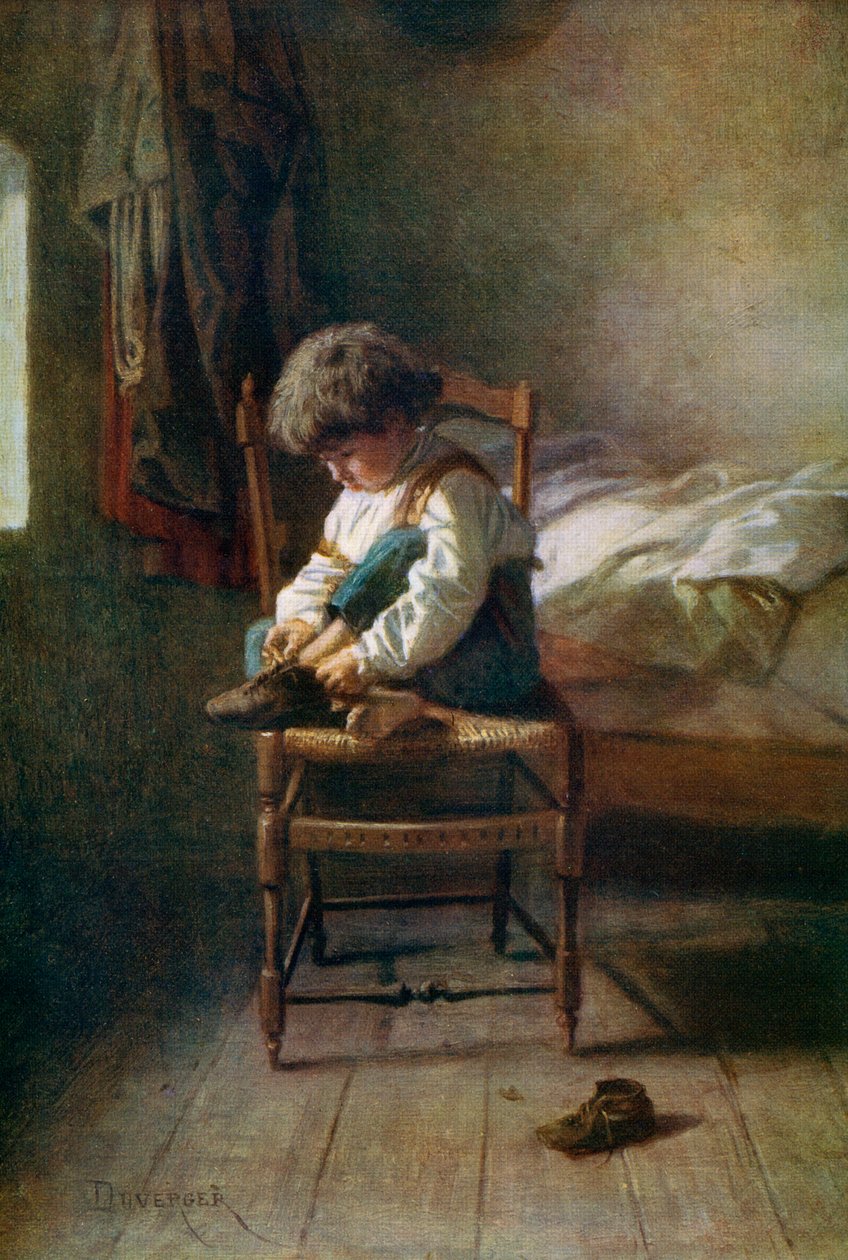 Yksin, 1800-luku, 1912. tekijältä Theophile Emmanuel Duverger