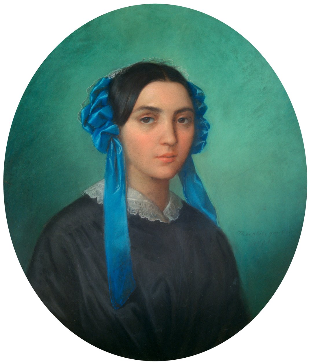 Nuoren tytön muotokuva, 1843 tekijältä Theophile Gautier