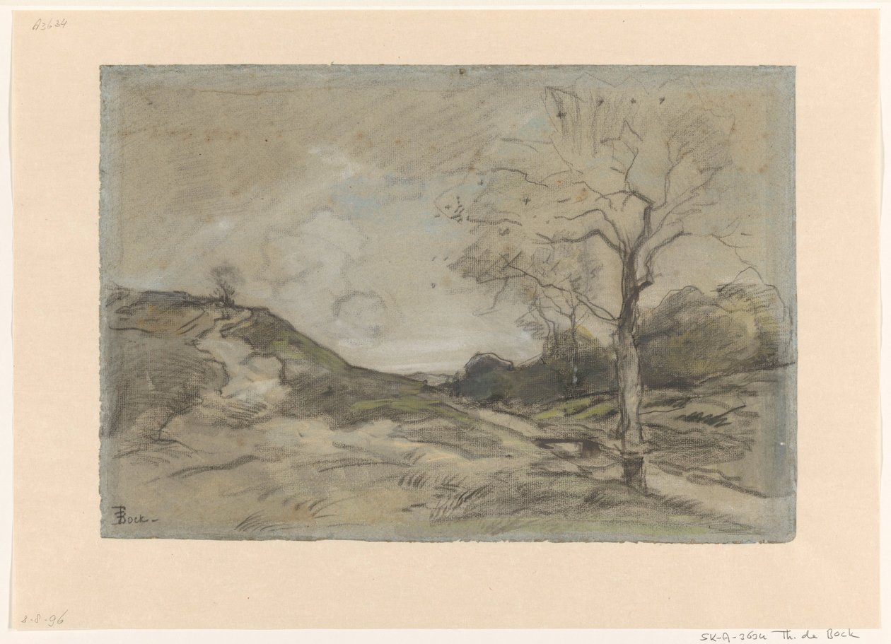 dyyni maisema tekijältä Theophile de Bock