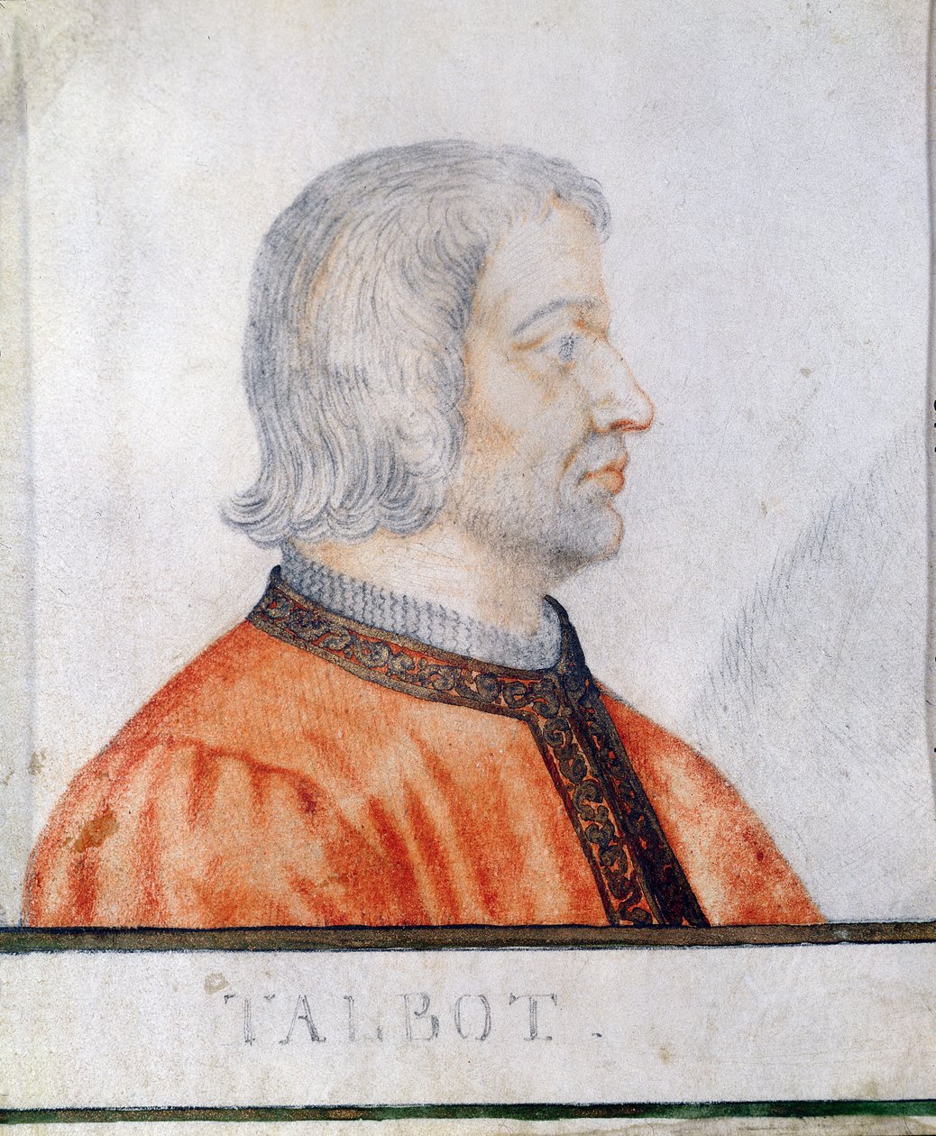 John Talbot (1388-1453) 1. Earl of Shrewsbury (wc paperilla) tekijältä Thierry Bellange