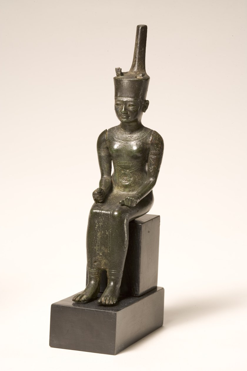 Jumalatar Neithin patsas (pronssi) tekijältä Third Intermediate Period Egyptian