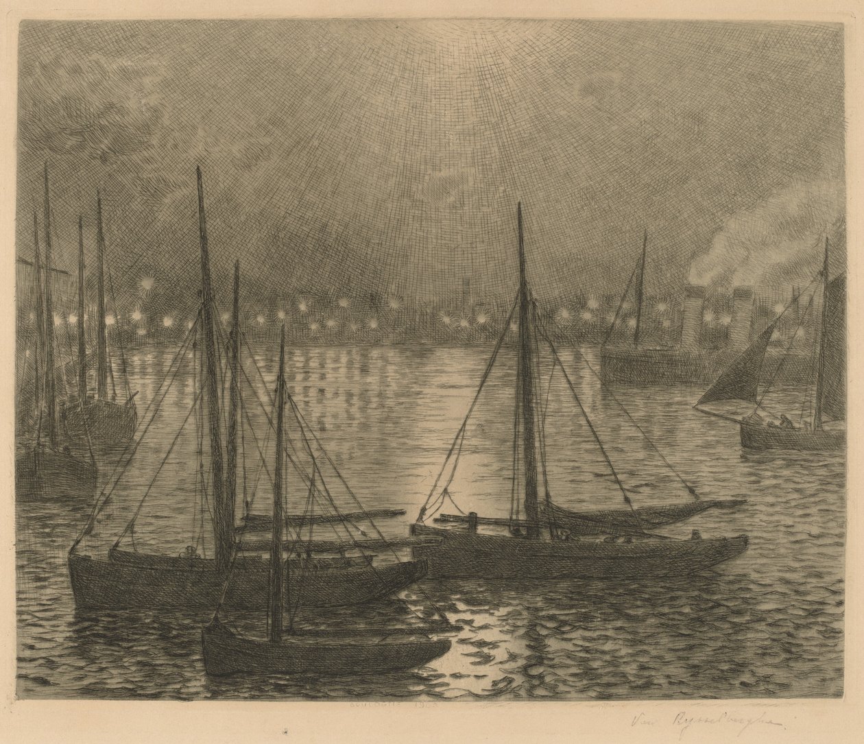 Boulogne tekijältä Théo van Rysselberghe