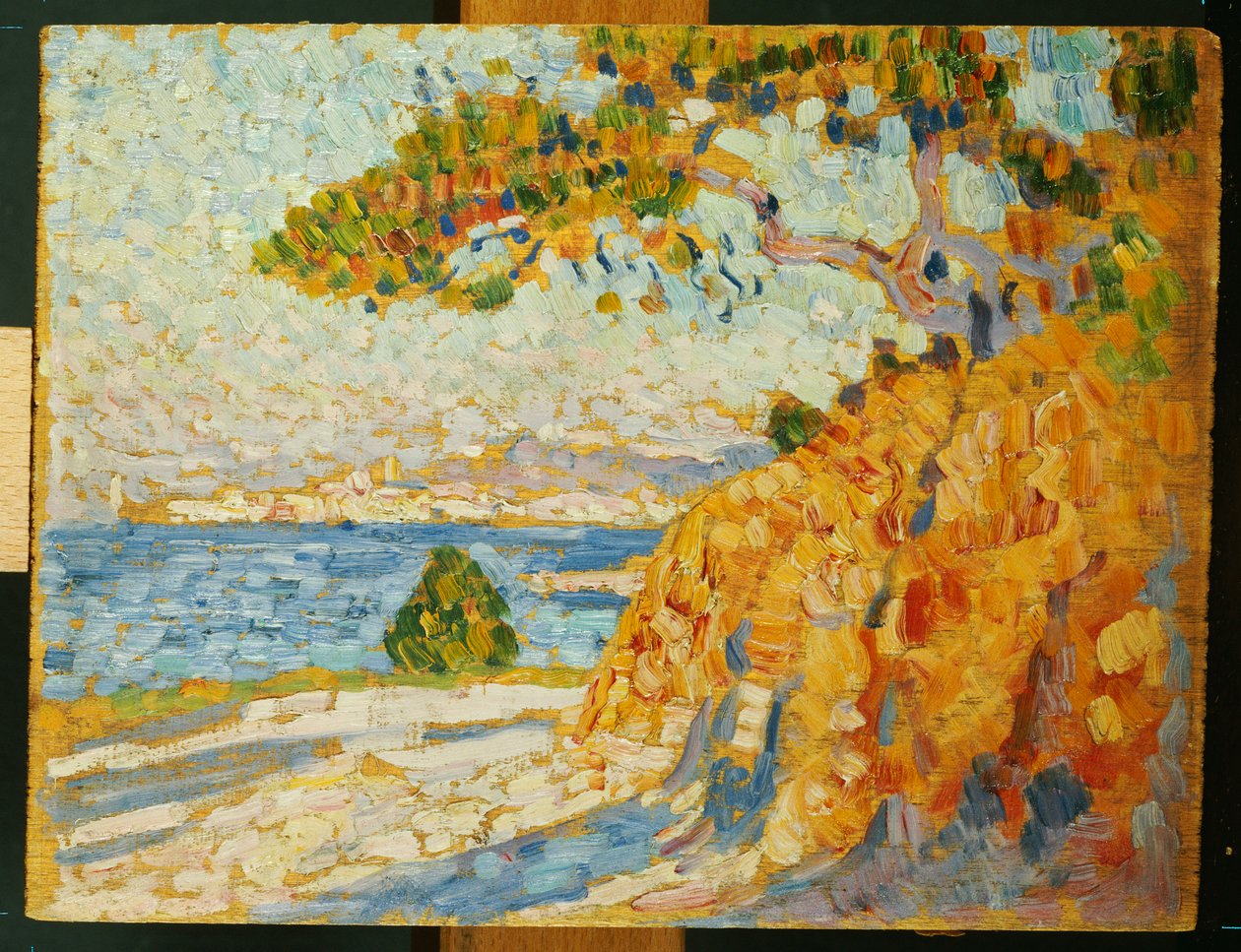Maaseutu keskipäivällä, 1895 tekijältä Théo van Rysselberghe