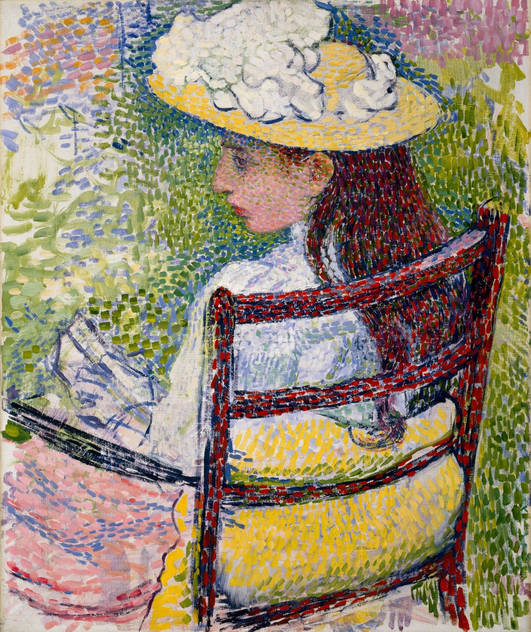 Jeanne Pissarro, 1895 tekijältä Théo van Rysselberghe