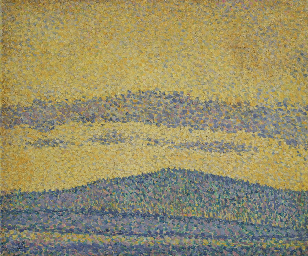 Maisema tekijältä Théo van Rysselberghe