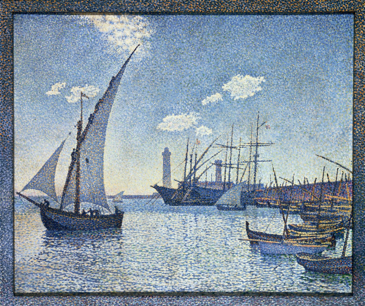 Port of This, Les Tartanes, 1892 tekijältä Théo van Rysselberghe
