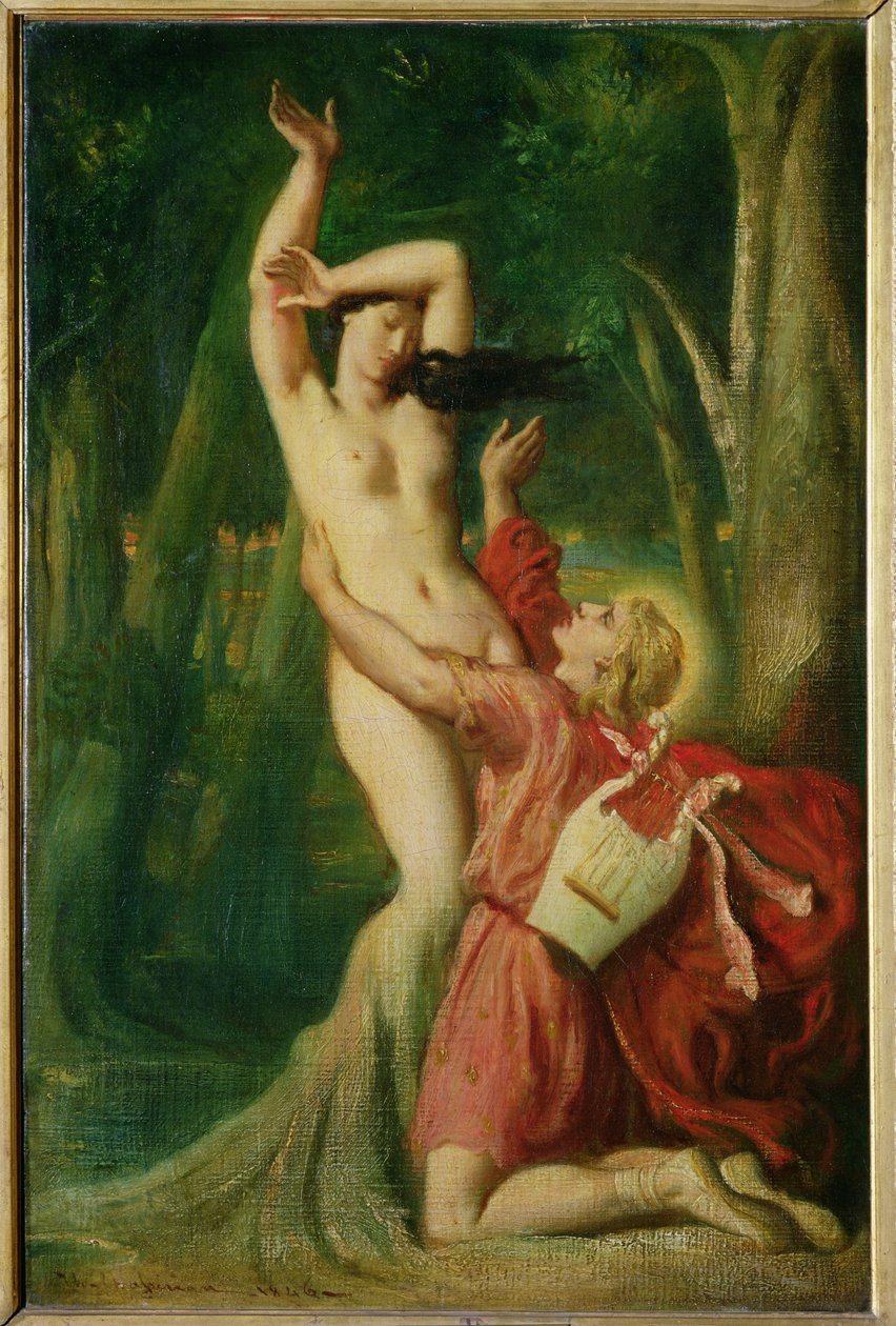 Apollo ja Daphne, n. 1845 tekijältä Théodore Chassériau