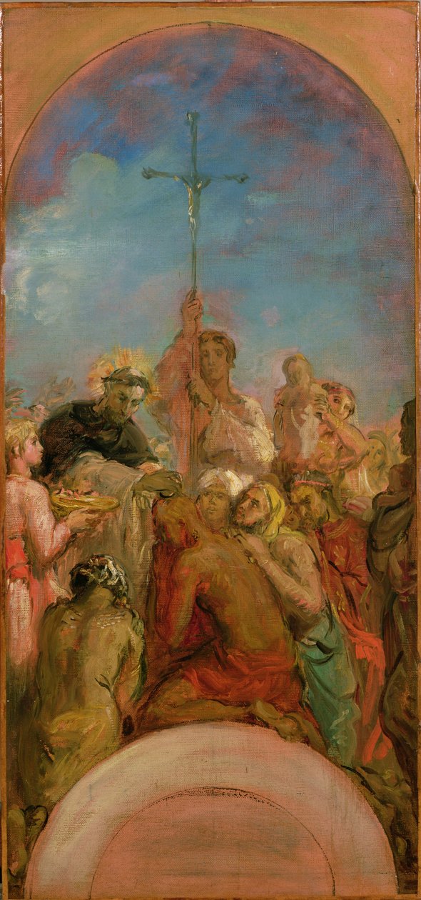 Pyhä Franciscus Xavier (1506-52) tekijältä Théodore Chassériau