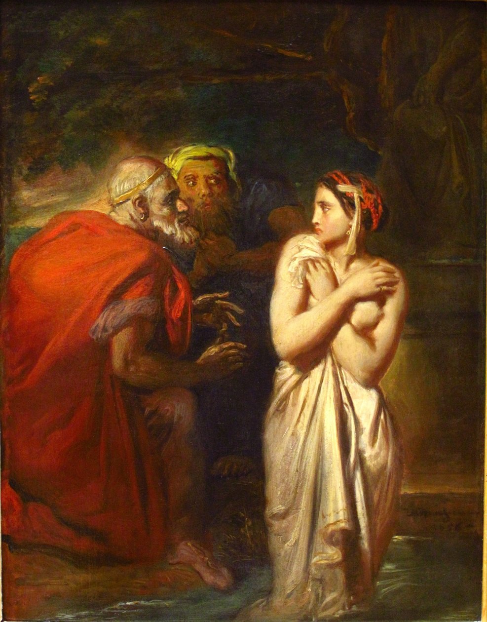 Suzanne et les vieillards tekijältä Théodore Chassériau