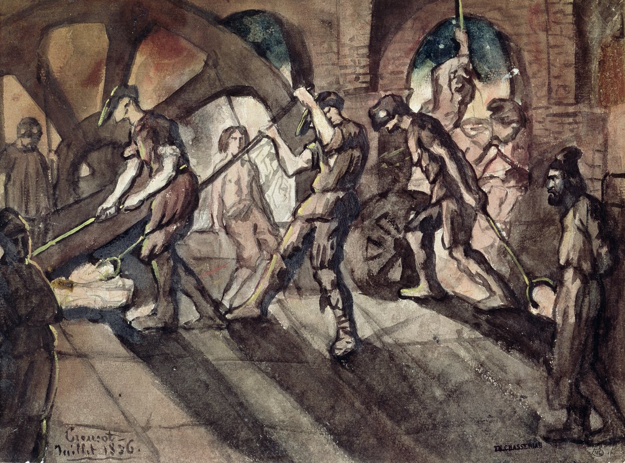 Creusotin takomo vuonna 1836 tekijältä Théodore Chassériau