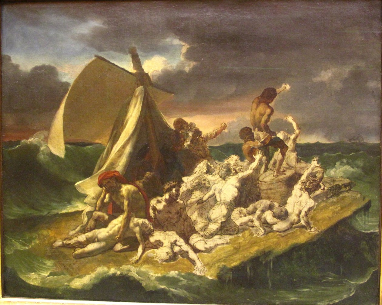Esquisse du Radeau de la Méduse tekijältä Theodore Gericault