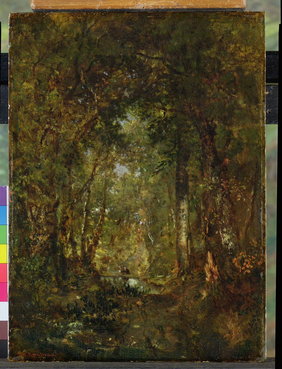 Fontainebleaun metsässä tekijältä Pierre Etienne Theodore Rousseau