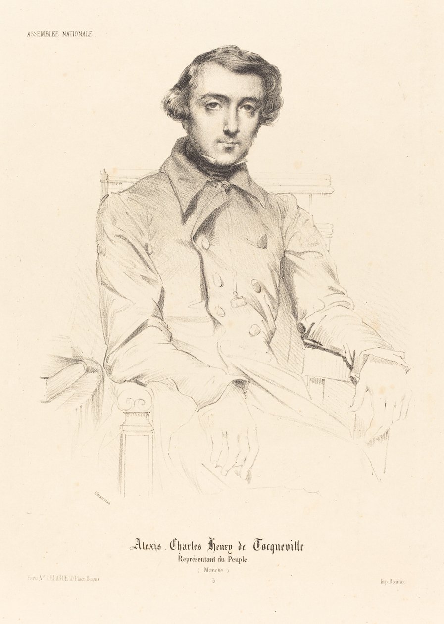Alexis Charles Henry de Tocqueville tekijältä Théodore Chassériau