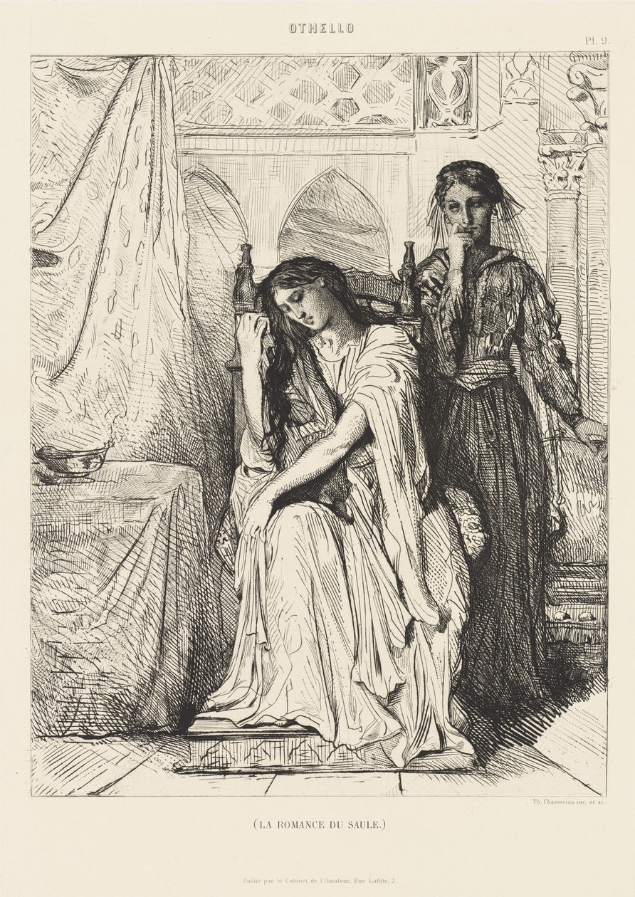 Othello-sviitti, nro 9 tekijältä Théodore Chassériau