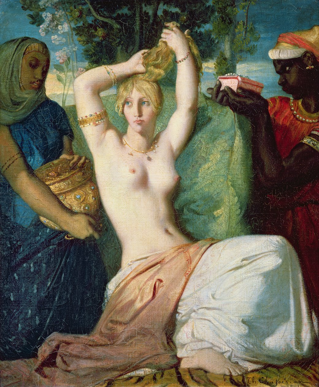 Esterin käymälä, 1841 tekijältä Théodore Chassériau