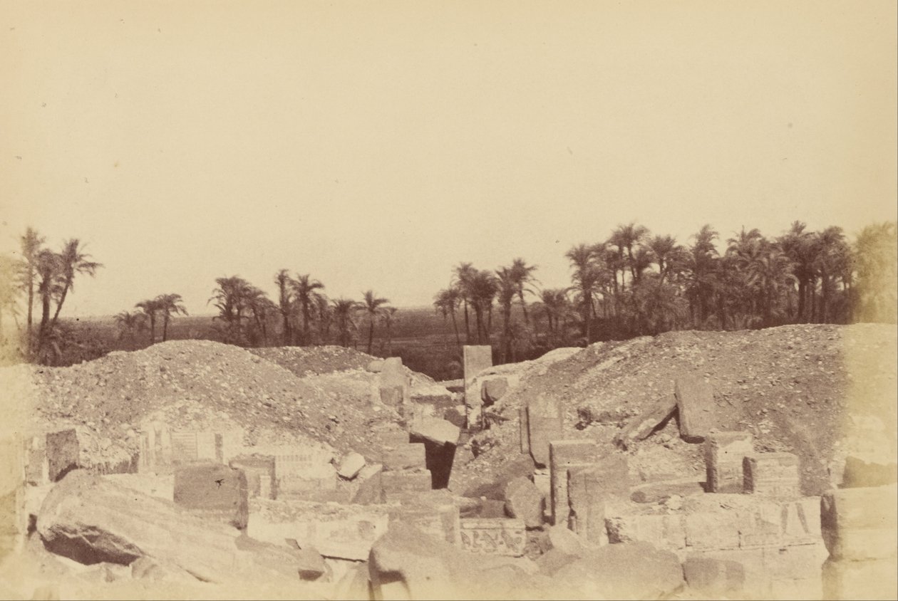 Abydos, pieni temppeli tekijältä Théodule Devéria