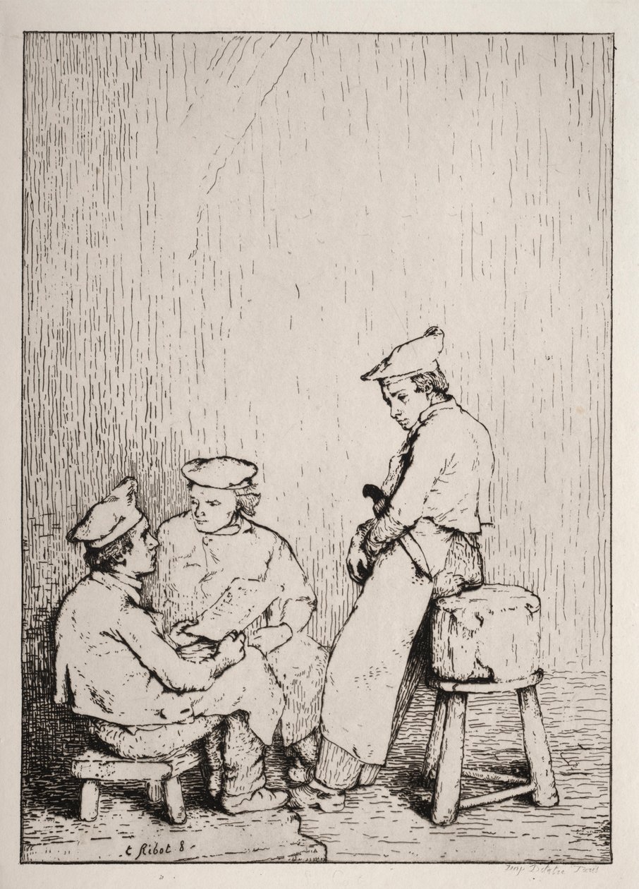 Kartta. tekijältä Auguste Theodule Ribot