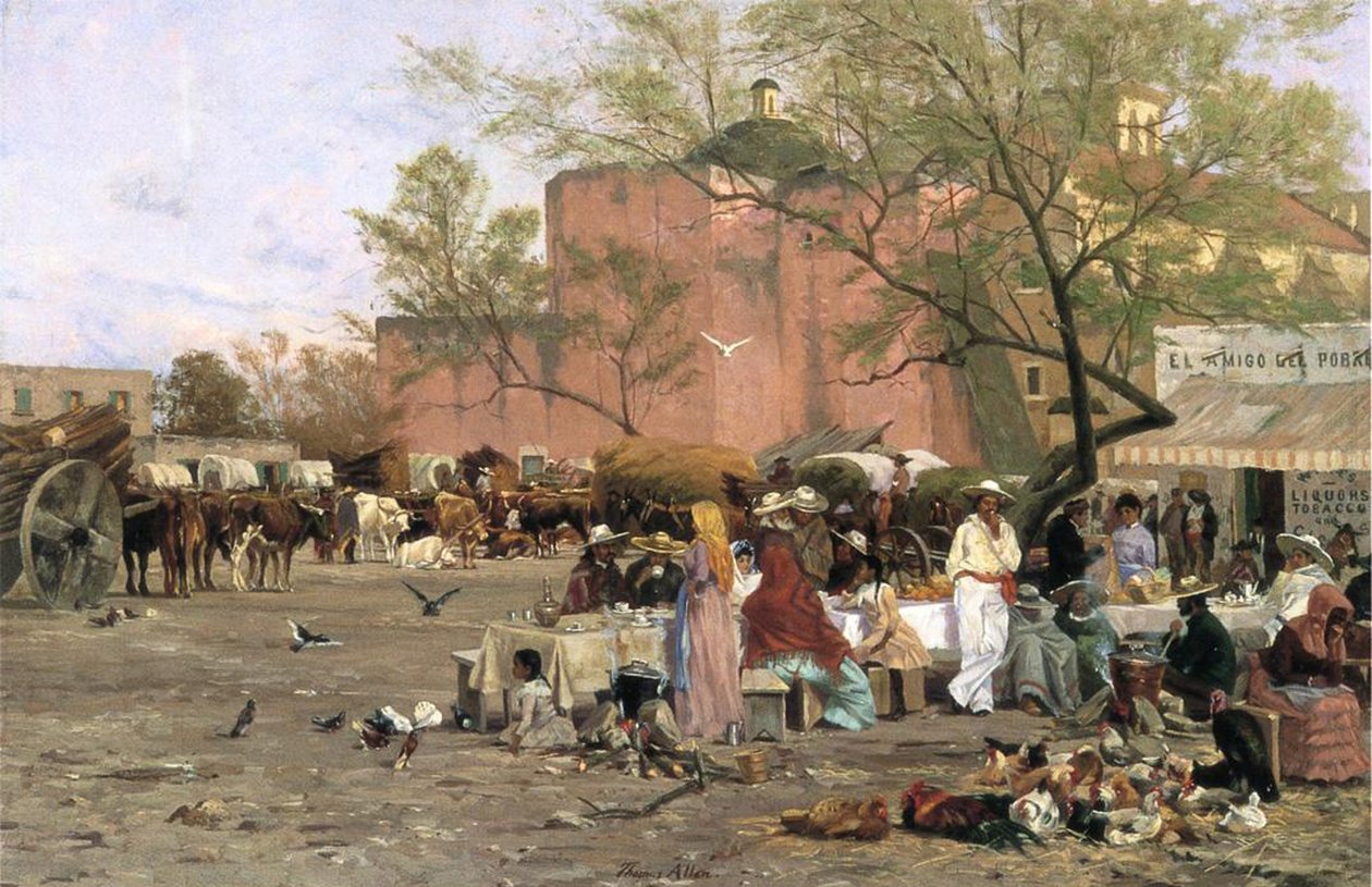 Market Plaza, 1879 tekijältä Thomas Allen