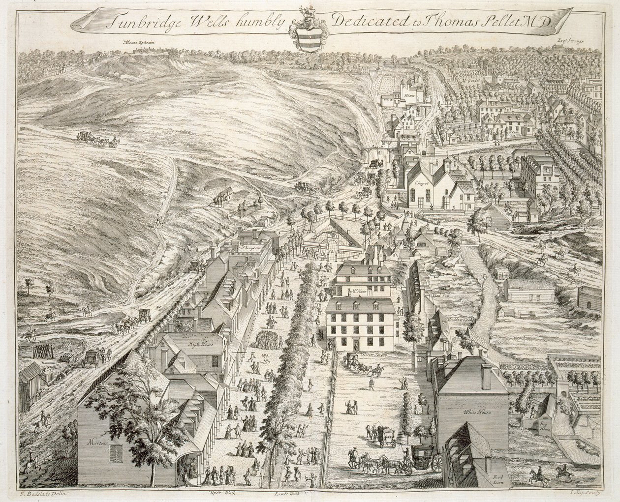 Tunbridge Wells, teoksesta "Thirty Six Different Views of Noblemen and Gentlemen